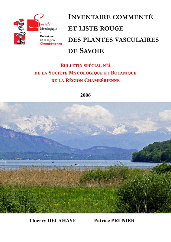 Couverture de l'inventaire commenté et liste rouge des plantes vasculaires de Savoie